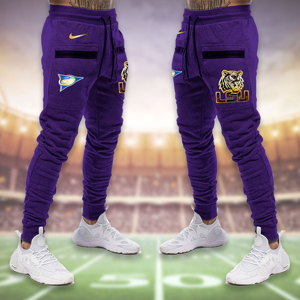 LSU Tigers Heavy Hoodie Set - Famjoys LSU Tigers Heavy Hoodie Set - Famjoys