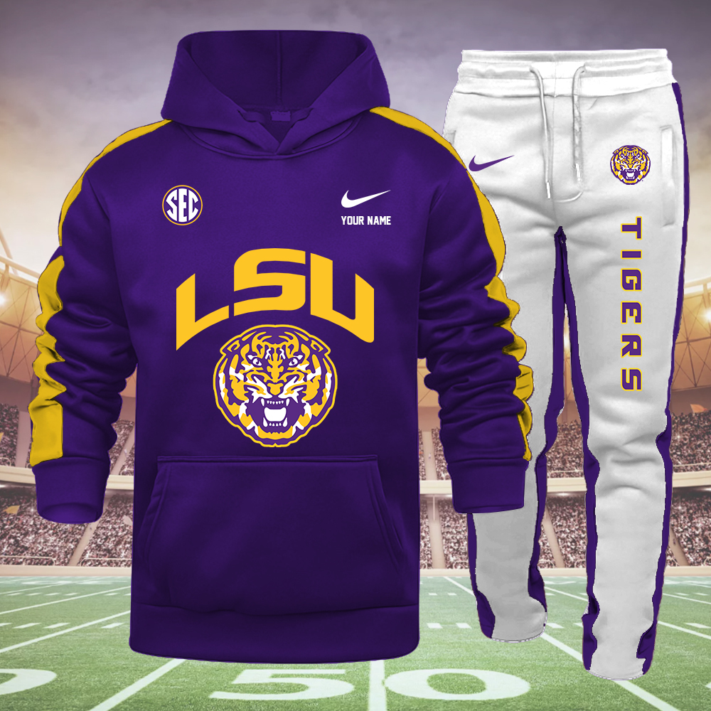 LSU Tigers Hoodie Set - Famjoys LSU Tigers Hoodie Set - Famjoys