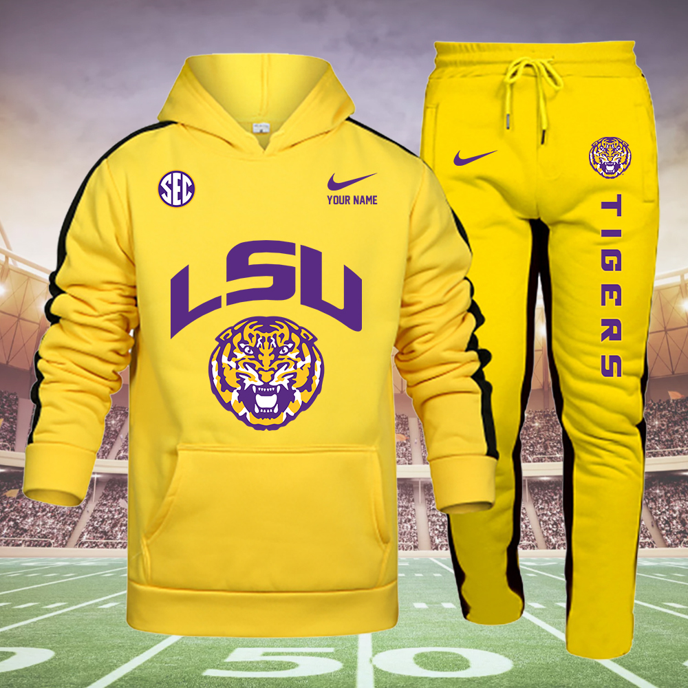 LSU Tigers Hoodie Set - Famjoys LSU Tigers Hoodie Set - Famjoys