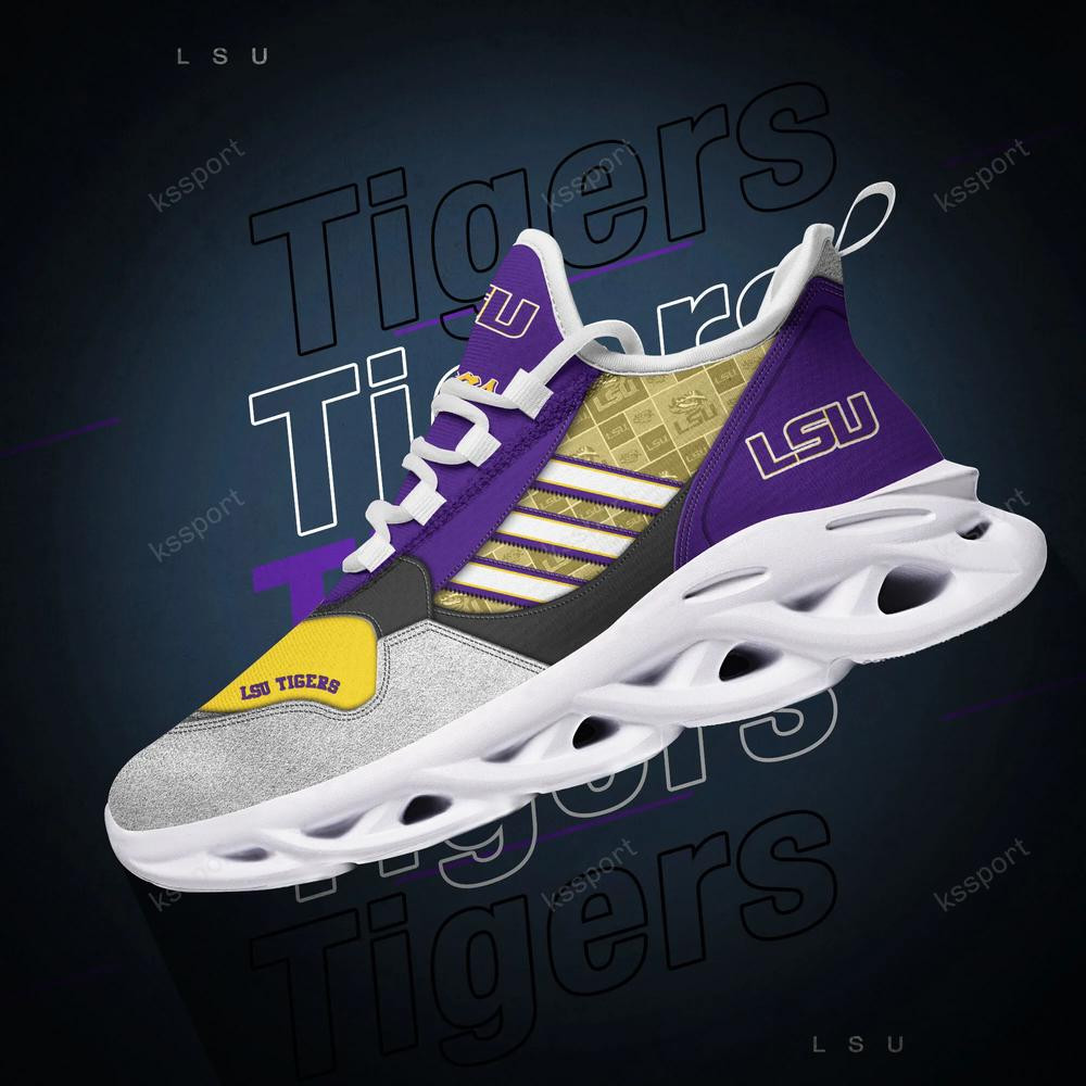 LSU Tigers Max Soul Clunky, Running Sneakers - Famjoys LSU Tigers Max Soul Clunky, Running Sneakers - Famjoys