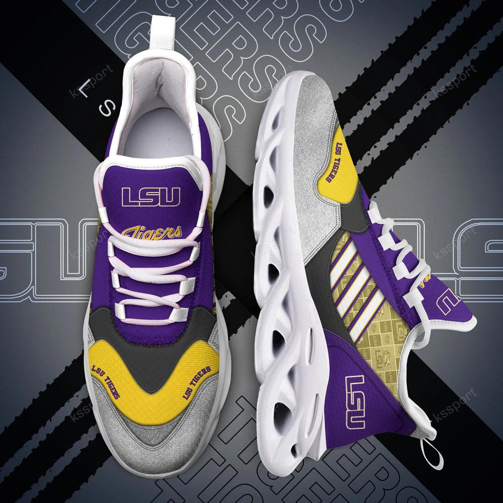 LSU Tigers Max Soul Clunky, Running Sneakers - Famjoys LSU Tigers Max Soul Clunky, Running Sneakers - Famjoys