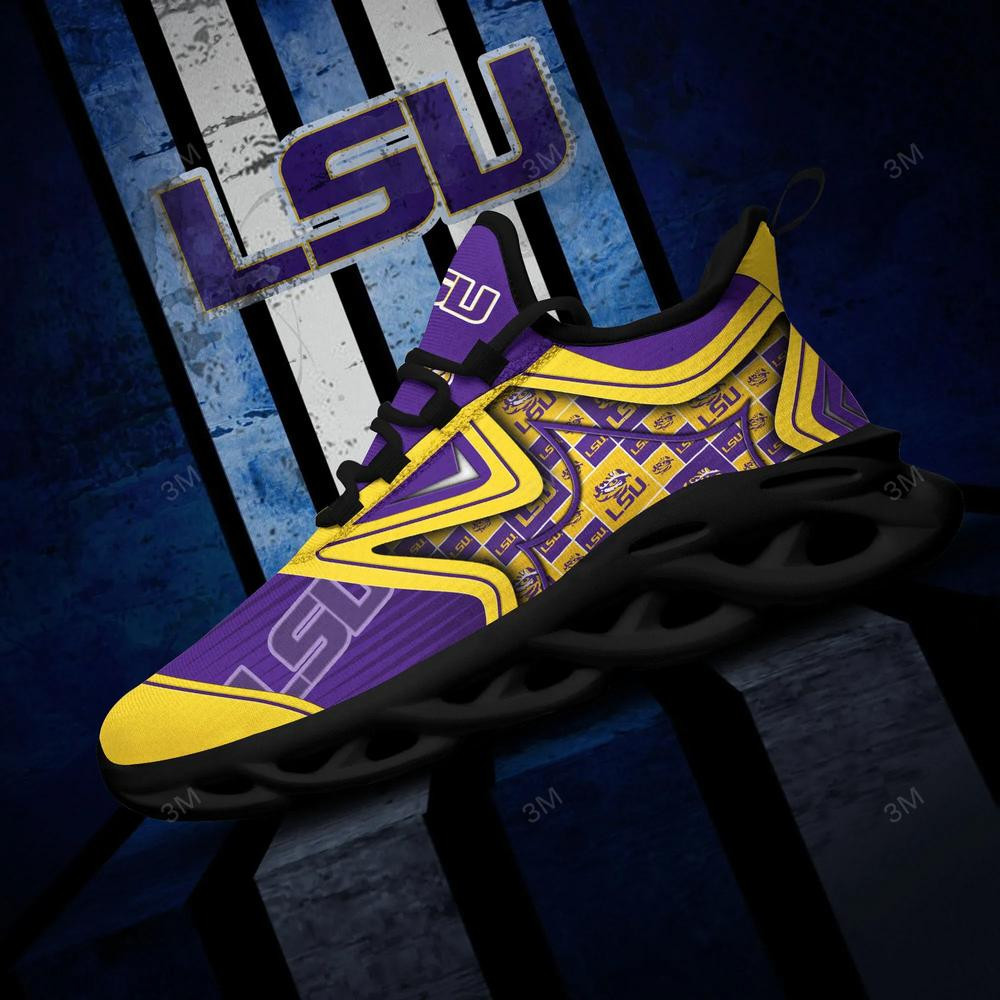 LSU Tigers Max Soul Clunky Shoes - Famjoys LSU Tigers Max Soul Clunky Shoes - Famjoys