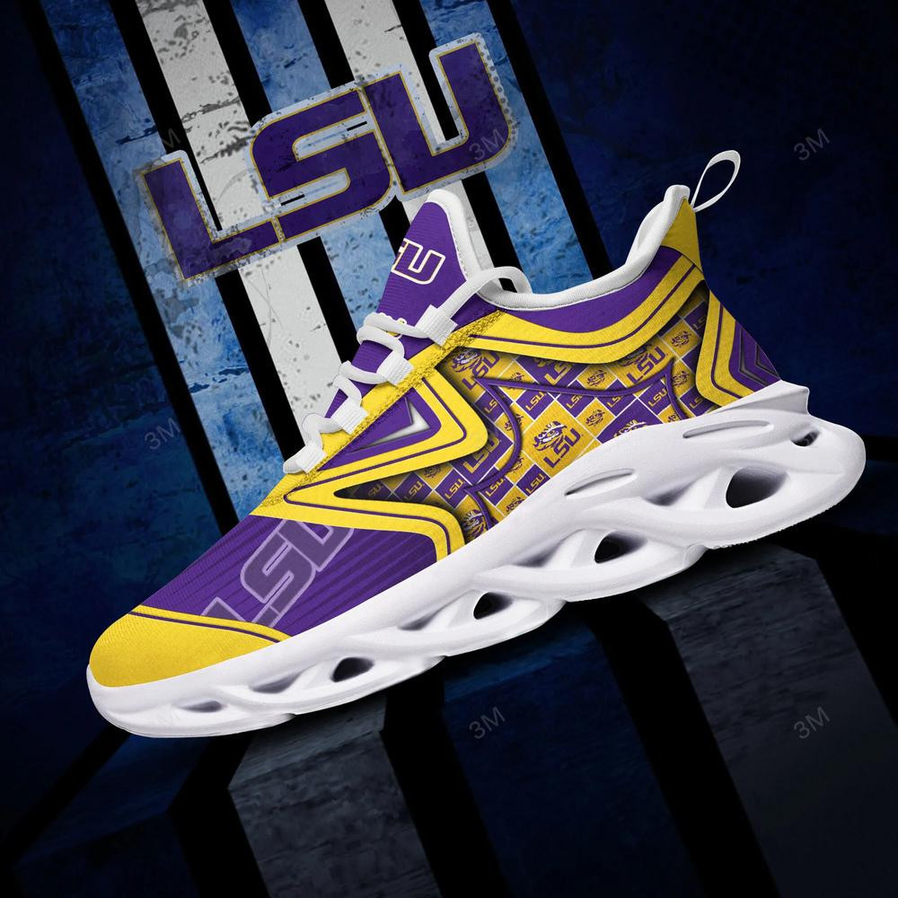 LSU Tigers Max Soul Clunky Shoes - Famjoys LSU Tigers Max Soul Clunky Shoes - Famjoys