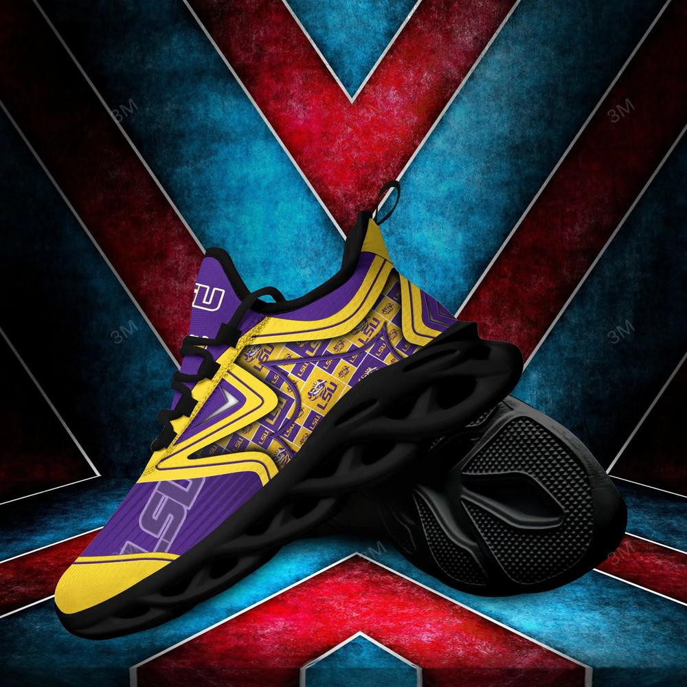 LSU Tigers Max Soul Clunky Shoes - Famjoys LSU Tigers Max Soul Clunky Shoes - Famjoys