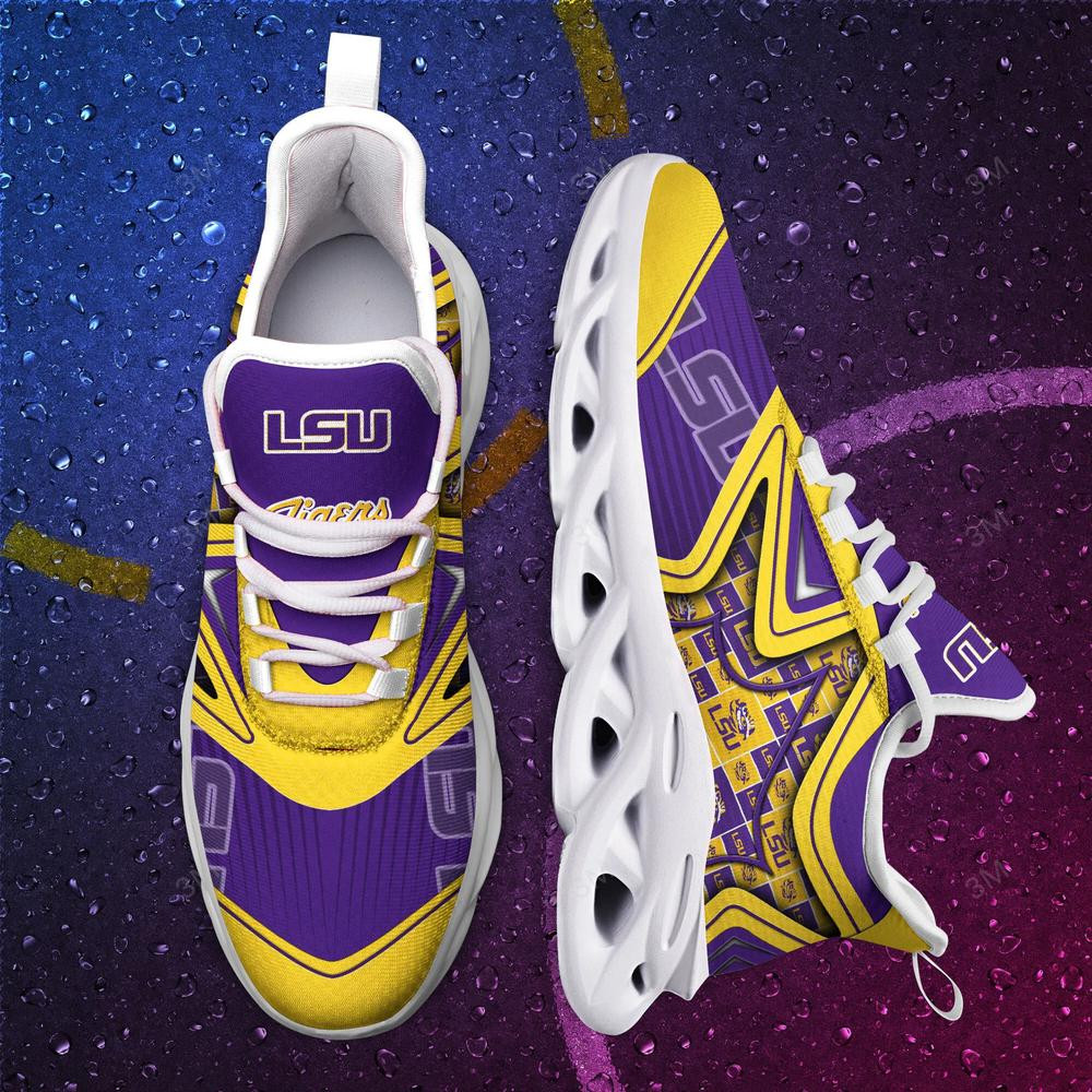 LSU Tigers Max Soul Clunky Shoes - Famjoys LSU Tigers Max Soul Clunky Shoes - Famjoys