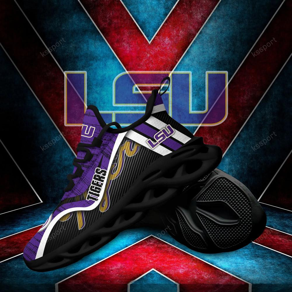 LSU Tigers Personalized Max Soul Shoes 2022 - Famjoys LSU Tigers Personalized Max Soul Shoes 2022 - Famjoys