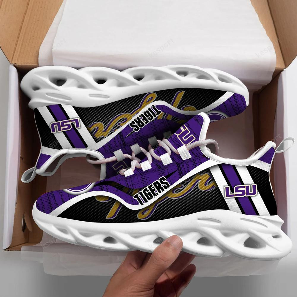 LSU Tigers Personalized Max Soul Shoes 2022 - Famjoys LSU Tigers Personalized Max Soul Shoes 2022 - Famjoys
