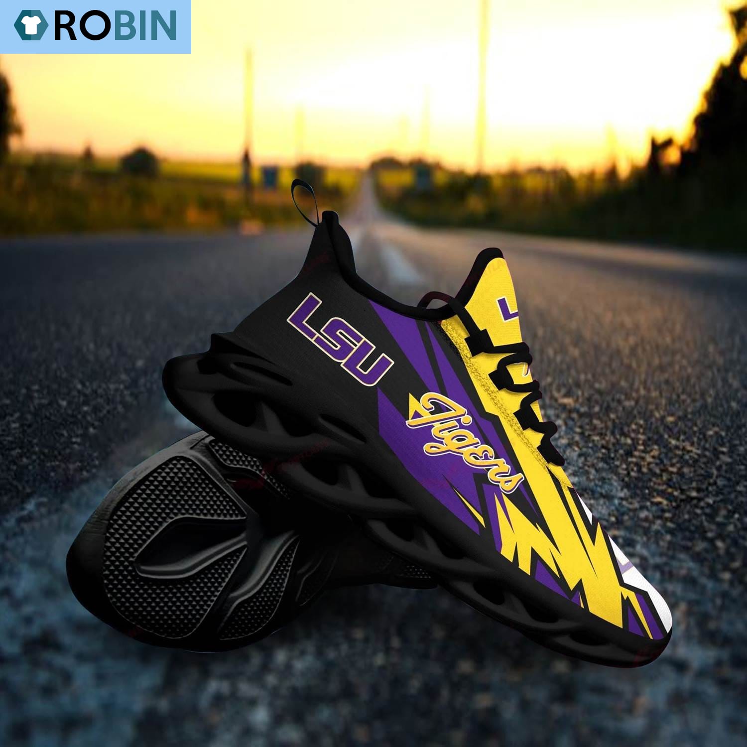 LSU TIGERS Sneakers - Famjoys LSU TIGERS Sneakers - Famjoys