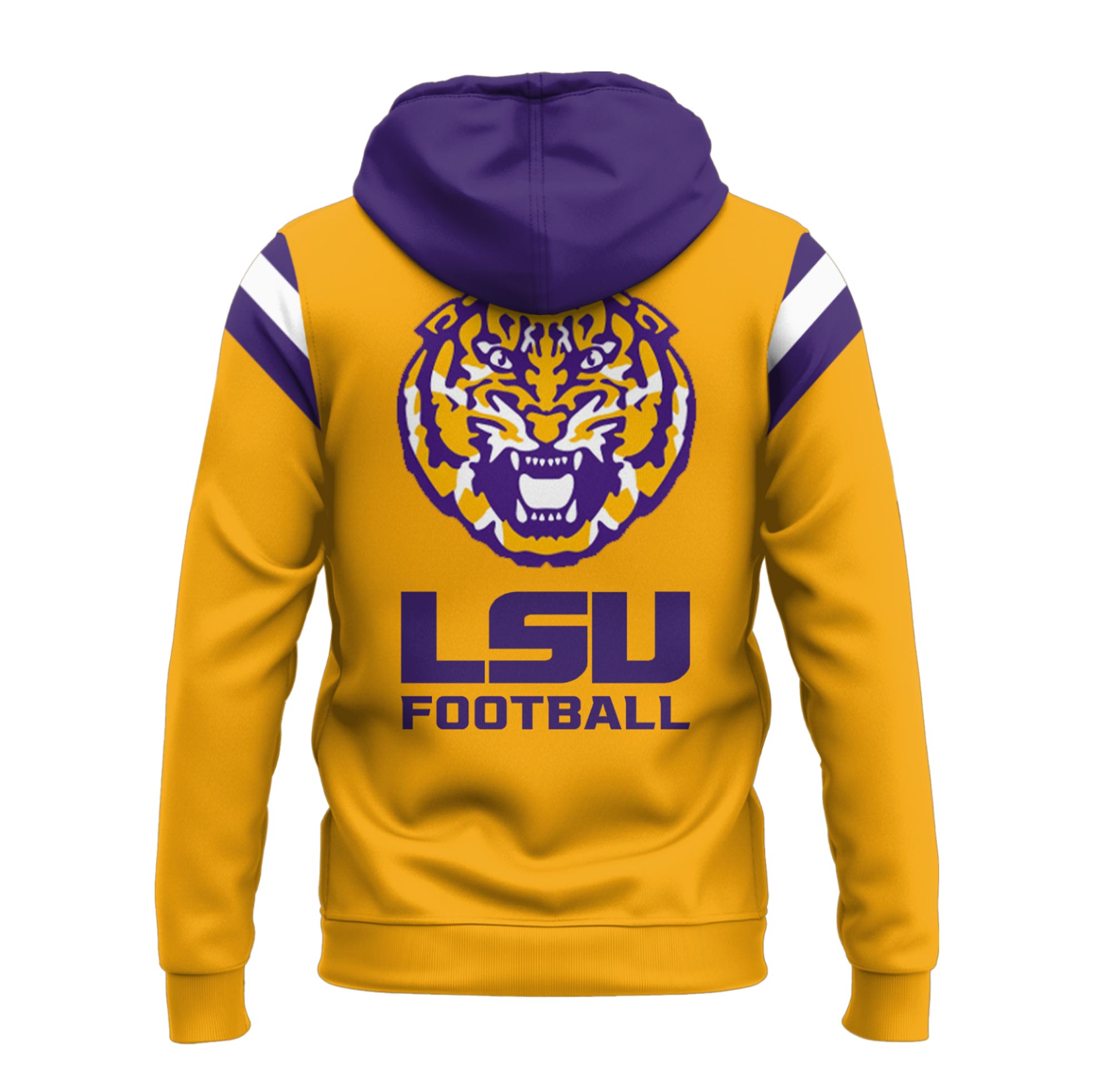 LSU Tigers Yellow Jersey Hoodie Special Edition - Famjoys LSU Tigers Yellow Jersey Hoodie Special Edition - Famjoys