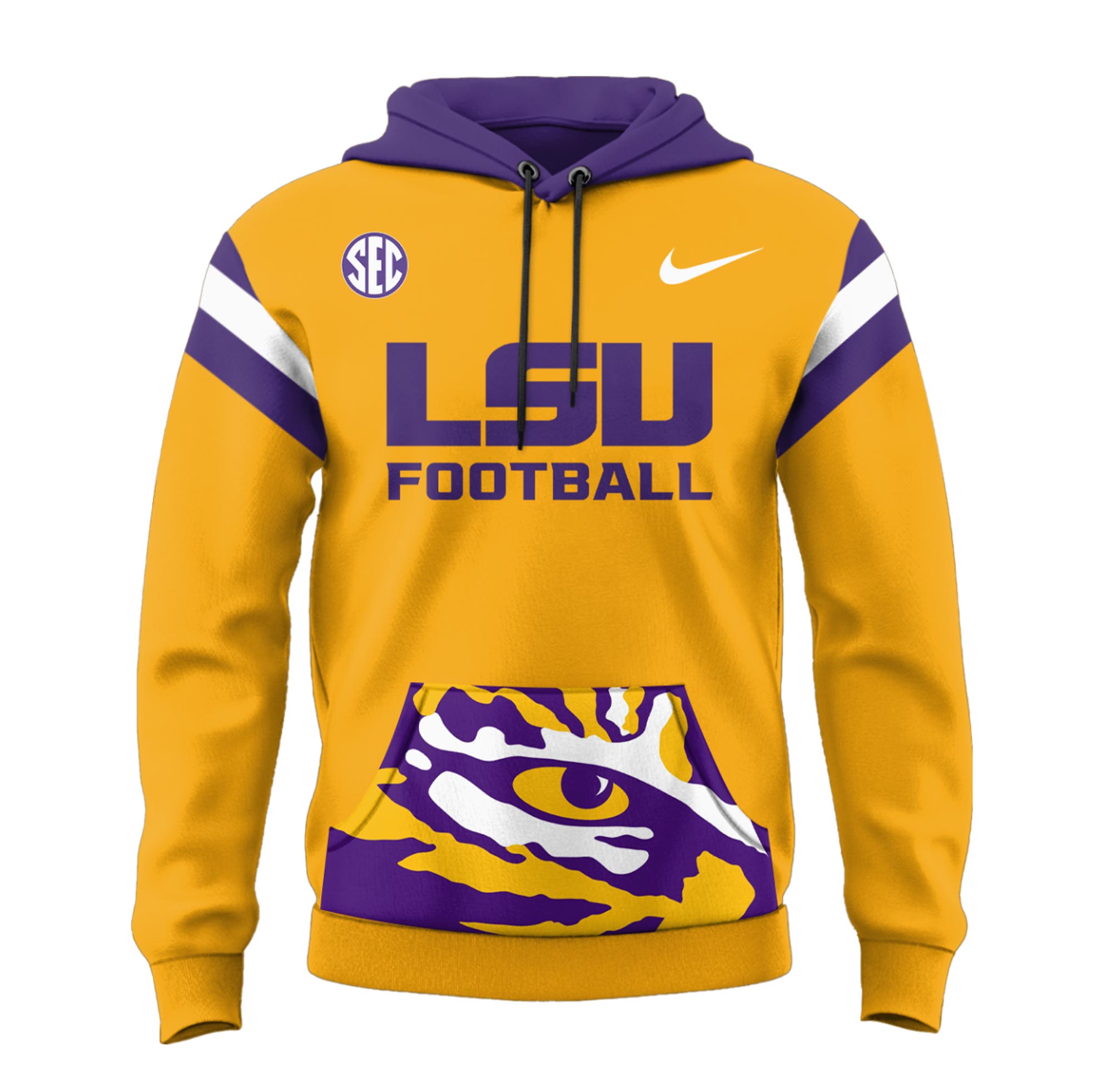 LSU Tigers Yellow Jersey Hoodie Special Edition - Famjoys LSU Tigers Yellow Jersey Hoodie Special Edition - Famjoys
