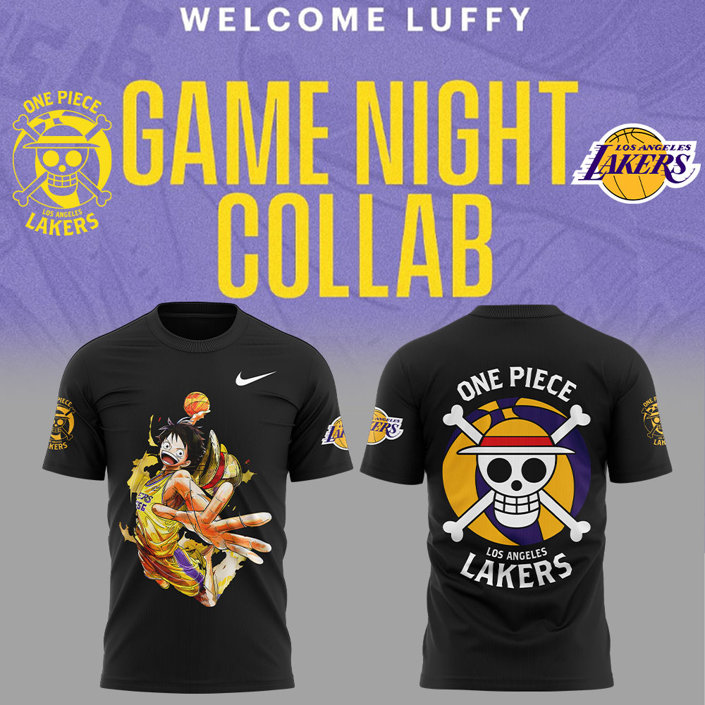 Luffy are joining the Lakers for One Piece Night Black Tshirt +NT25122409ID10DS11 - Famjoys Luffy are joining the Lakers for One Piece Night Black Tshirt +NT25122409ID10DS11 - Famjoys