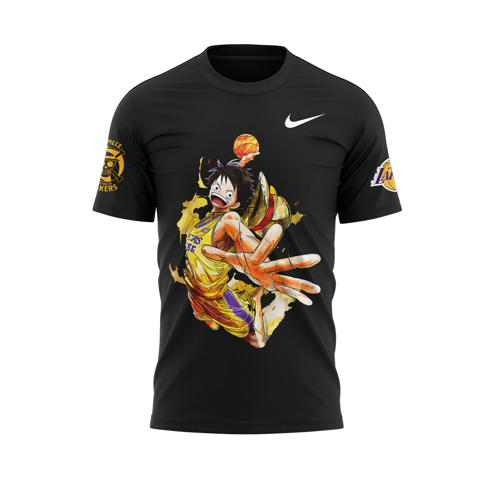 Luffy are joining the Lakers for One Piece Night Black Tshirt +NT25122409ID10DS11 - Famjoys Luffy are joining the Lakers for One Piece Night Black Tshirt +NT25122409ID10DS11 - Famjoys