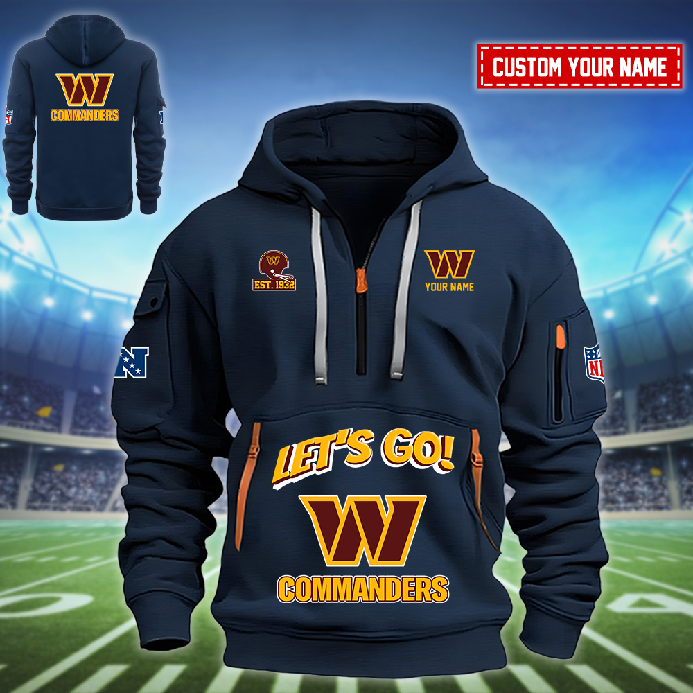 LWWNVM12320 Washington Commanders Heavy Hoodie - Famjoys LWWNVM12320 Washington Commanders Heavy Hoodie - Famjoys