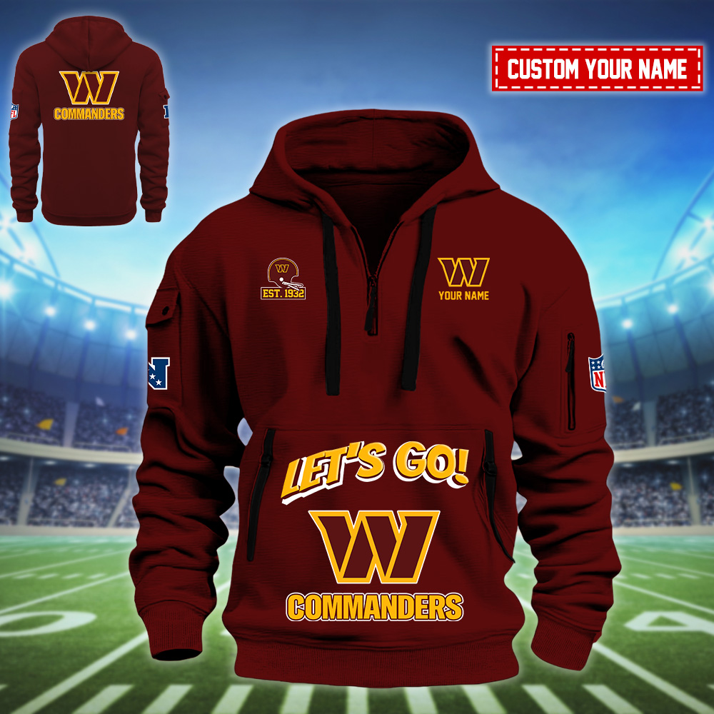 LWWNVM12320 Washington Commanders Heavy Hoodie - Famjoys LWWNVM12320 Washington Commanders Heavy Hoodie - Famjoys