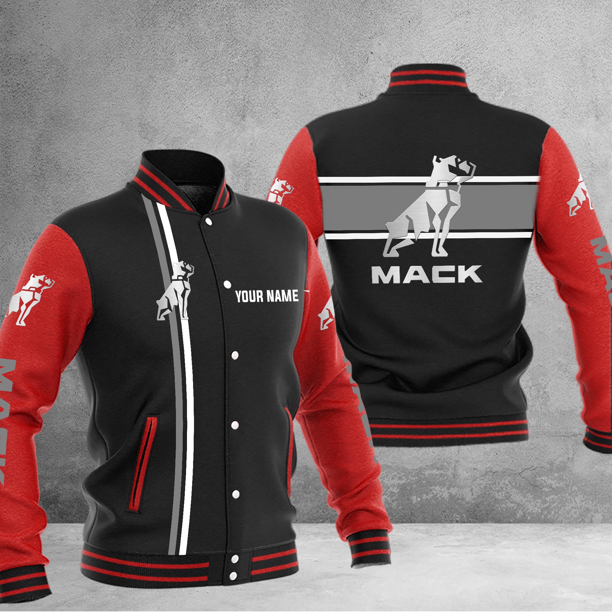 Mack Baseball Jacket - Famjoys Mack Baseball Jacket - Famjoys