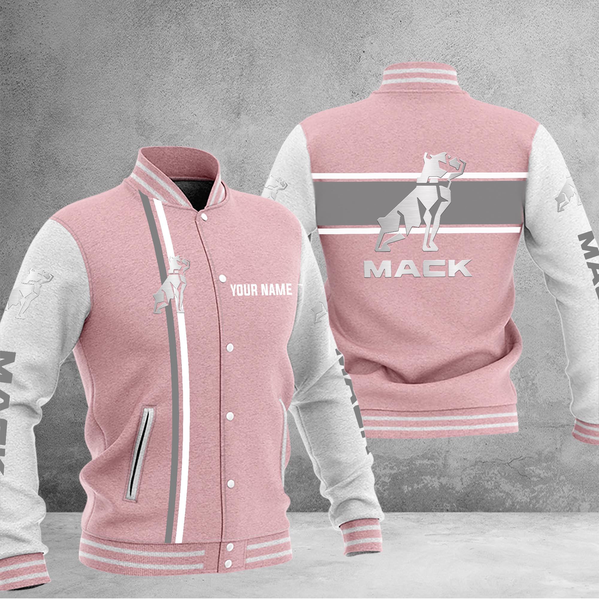 Mack Baseball Jacket - Famjoys Mack Baseball Jacket - Famjoys