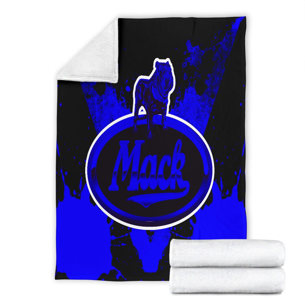 Mack Trucks Blanket Blue - Famjoys Mack Trucks Blanket Blue - Famjoys