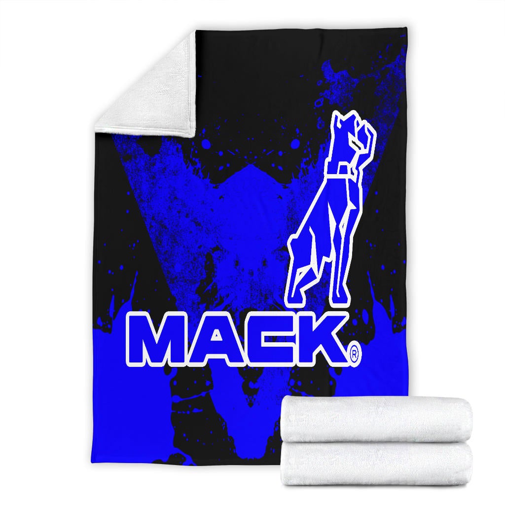 Mack Trucks Blanket Blue - Famjoys Mack Trucks Blanket Blue - Famjoys