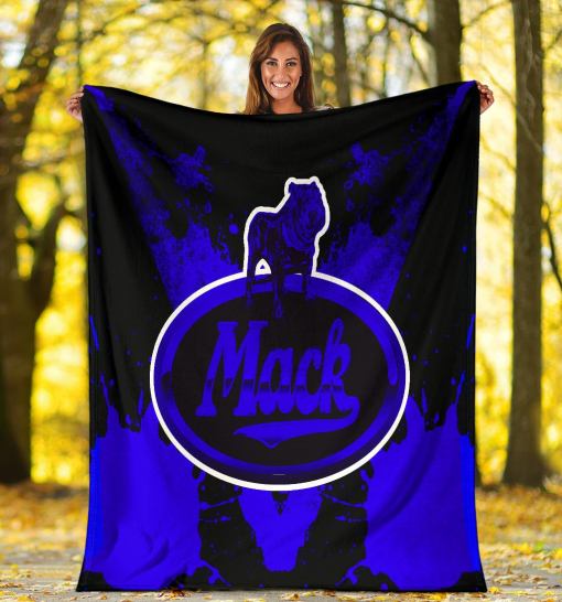 Mack Trucks Blanket Blue - Famjoys Mack Trucks Blanket Blue - Famjoys