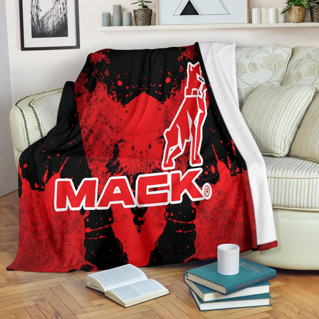 Mack Trucks Blanket Red - Famjoys Mack Trucks Blanket Red - Famjoys