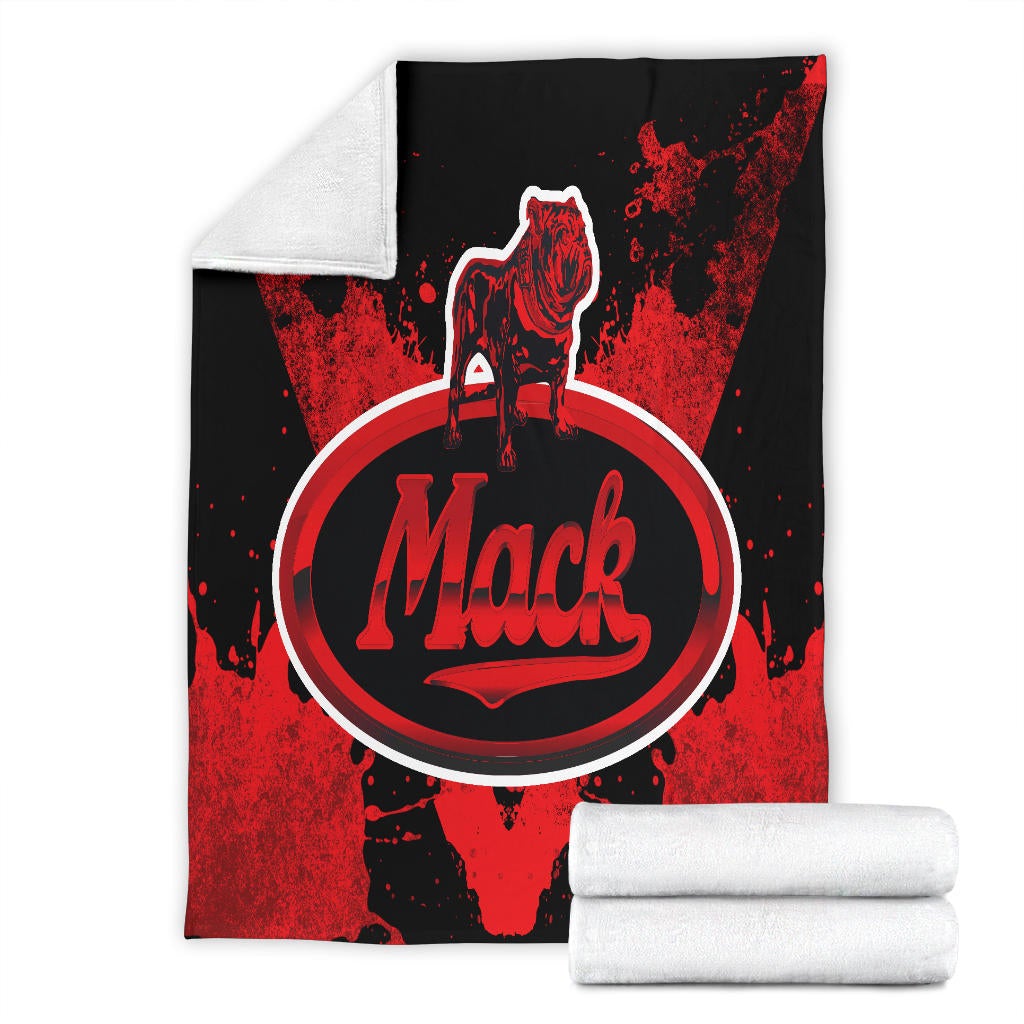 Mack Trucks Blanket Red - Famjoys Mack Trucks Blanket Red - Famjoys