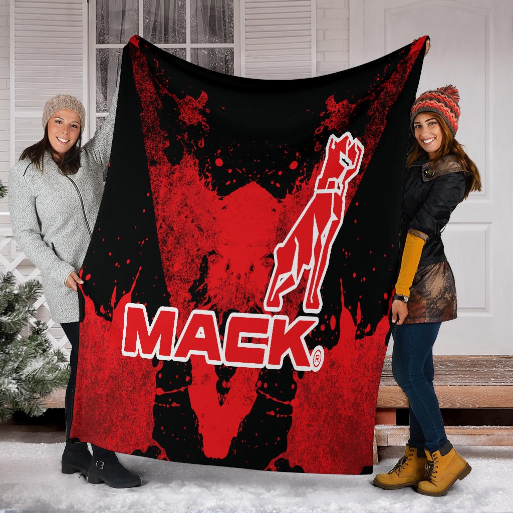 Mack Trucks Blanket Red - Famjoys Mack Trucks Blanket Red - Famjoys