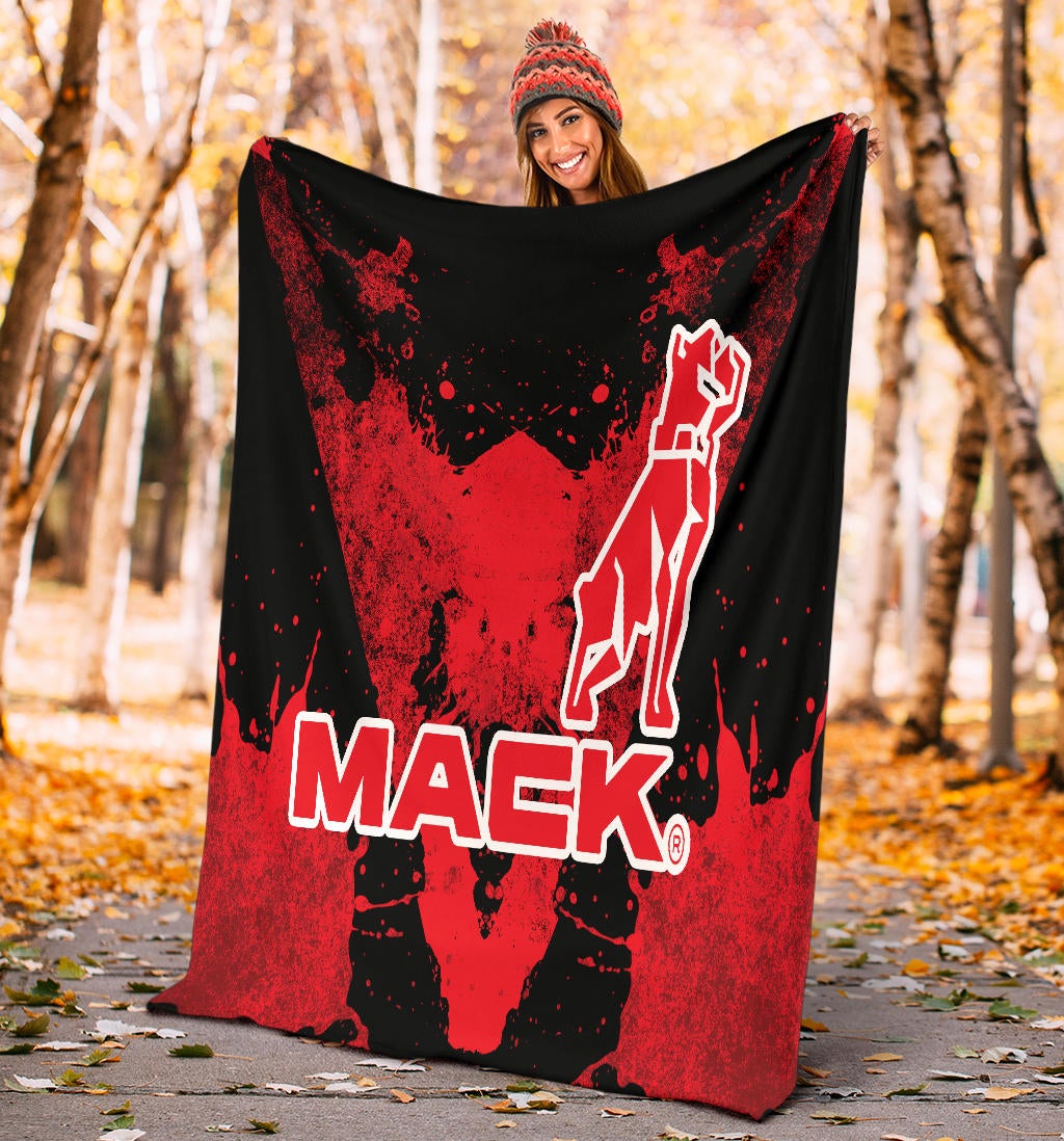 Mack Trucks Blanket Red - Famjoys Mack Trucks Blanket Red - Famjoys