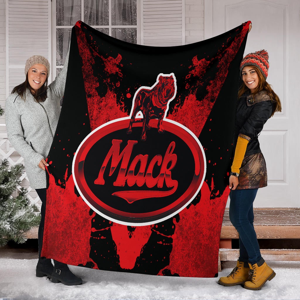 Mack Trucks Blanket Red - Famjoys Mack Trucks Blanket Red - Famjoys