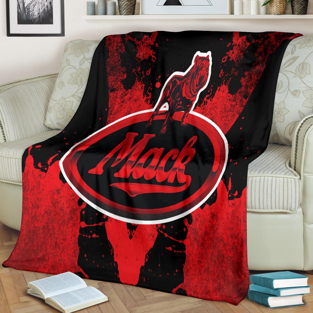 Mack Trucks Blanket Red - Famjoys Mack Trucks Blanket Red - Famjoys
