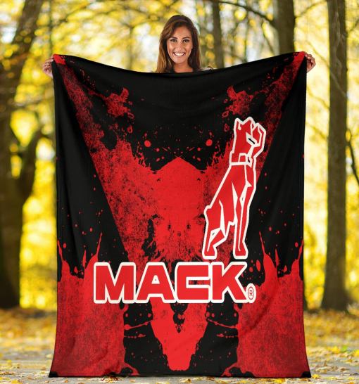 Mack Trucks Blanket Red - Famjoys Mack Trucks Blanket Red - Famjoys