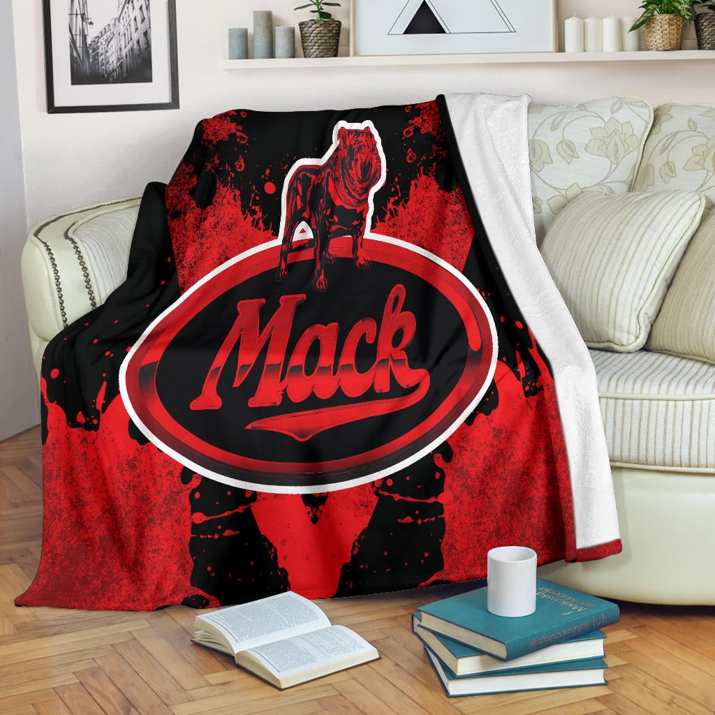 Mack Trucks Blanket Red - Famjoys Mack Trucks Blanket Red - Famjoys