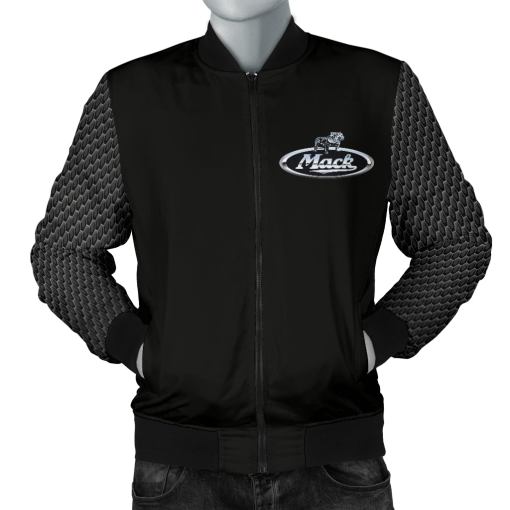 Mack Trucks Men's Bomber Jacket - Famjoys Mack Trucks Men's Bomber Jacket - Famjoys