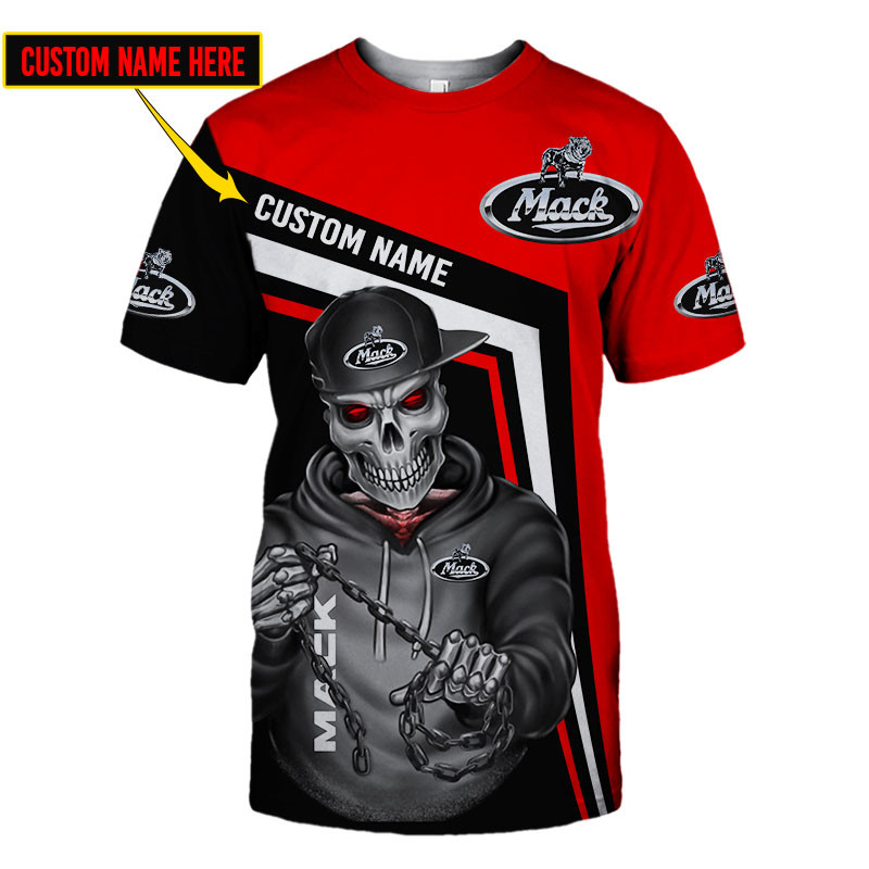 Mack Trucks Skull Tshirt, sweatshirt, Polo, Hawaiian, Hoodie 3D Apparel Full Printing Custom Name - Famjoys Mack Trucks Skull Tshirt, sweatshirt, Polo, Hawaiian, Hoodie 3D Apparel Full Printing Custom Name - Famjoys