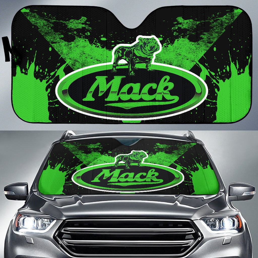 Mack Trucks Windshield Sun Shade Green - Famjoys Mack Trucks Windshield Sun Shade Green - Famjoys