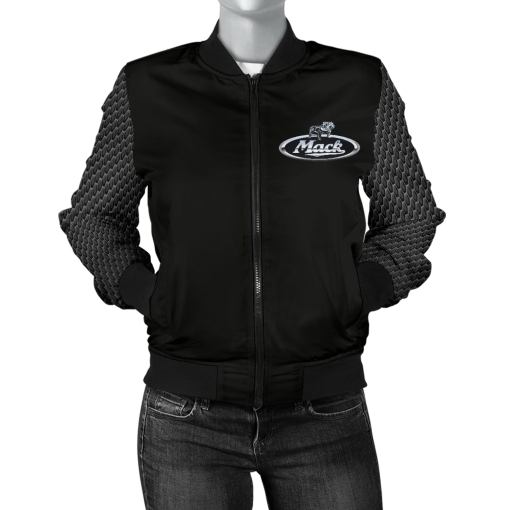 Mack Trucks Women's Bomber Jacket - Famjoys Mack Trucks Women's Bomber Jacket - Famjoys