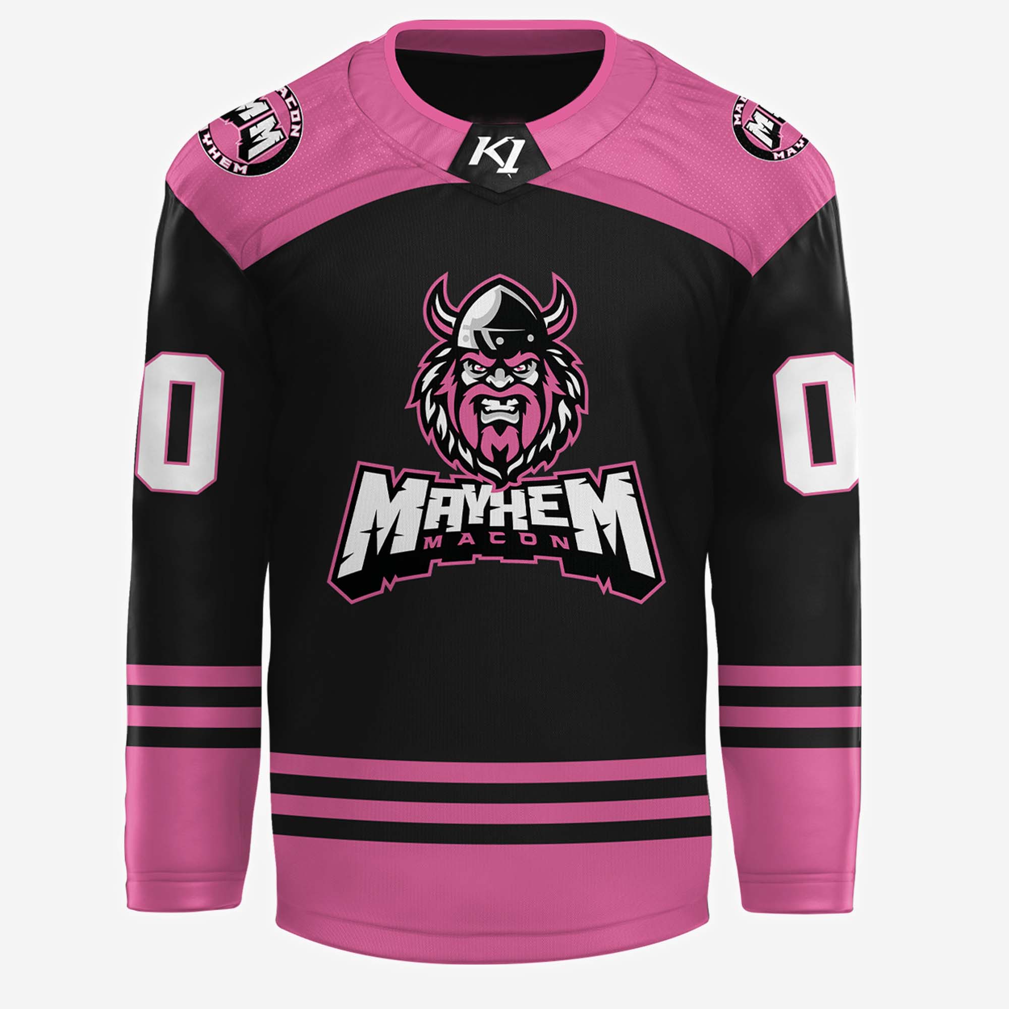 Macon Mayhem x Ice Out Cancer Night Jersey - Famjoys Macon Mayhem x Ice Out Cancer Night Jersey - Famjoys