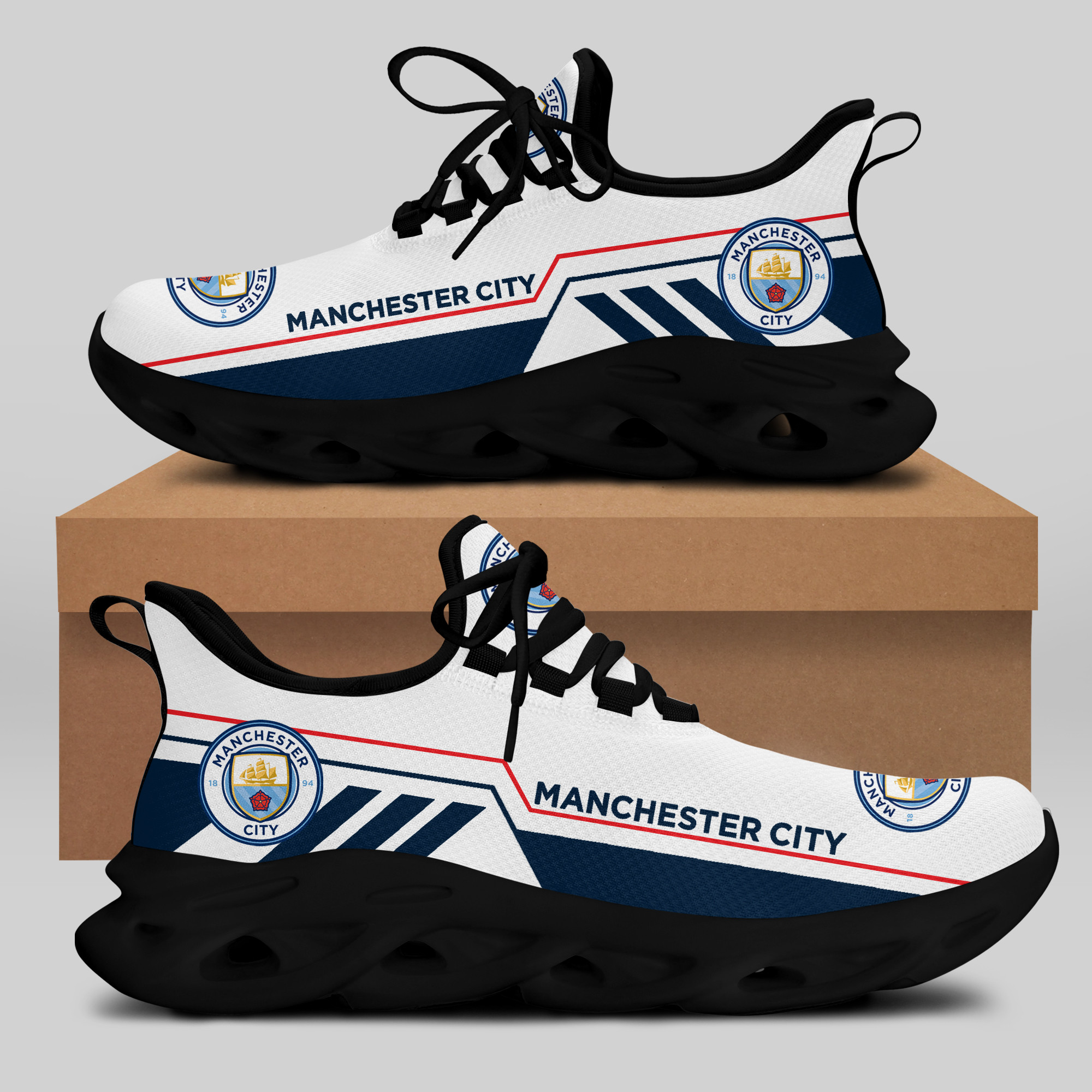 Man City Sneakers RUNNING SHOES VER 10 - Famjoys Man City Sneakers RUNNING SHOES VER 10 - Famjoys