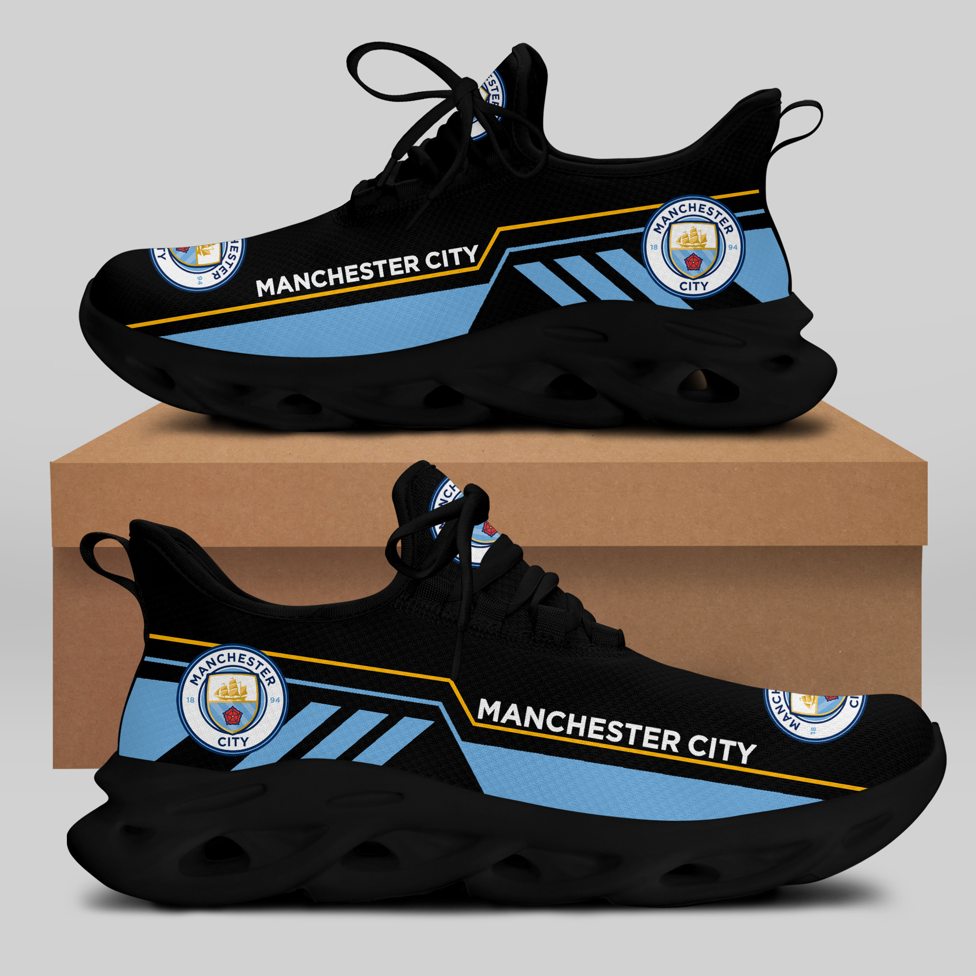 Man City Sneakers RUNNING SHOES VER 9 - Famjoys Man City Sneakers RUNNING SHOES VER 9 - Famjoys