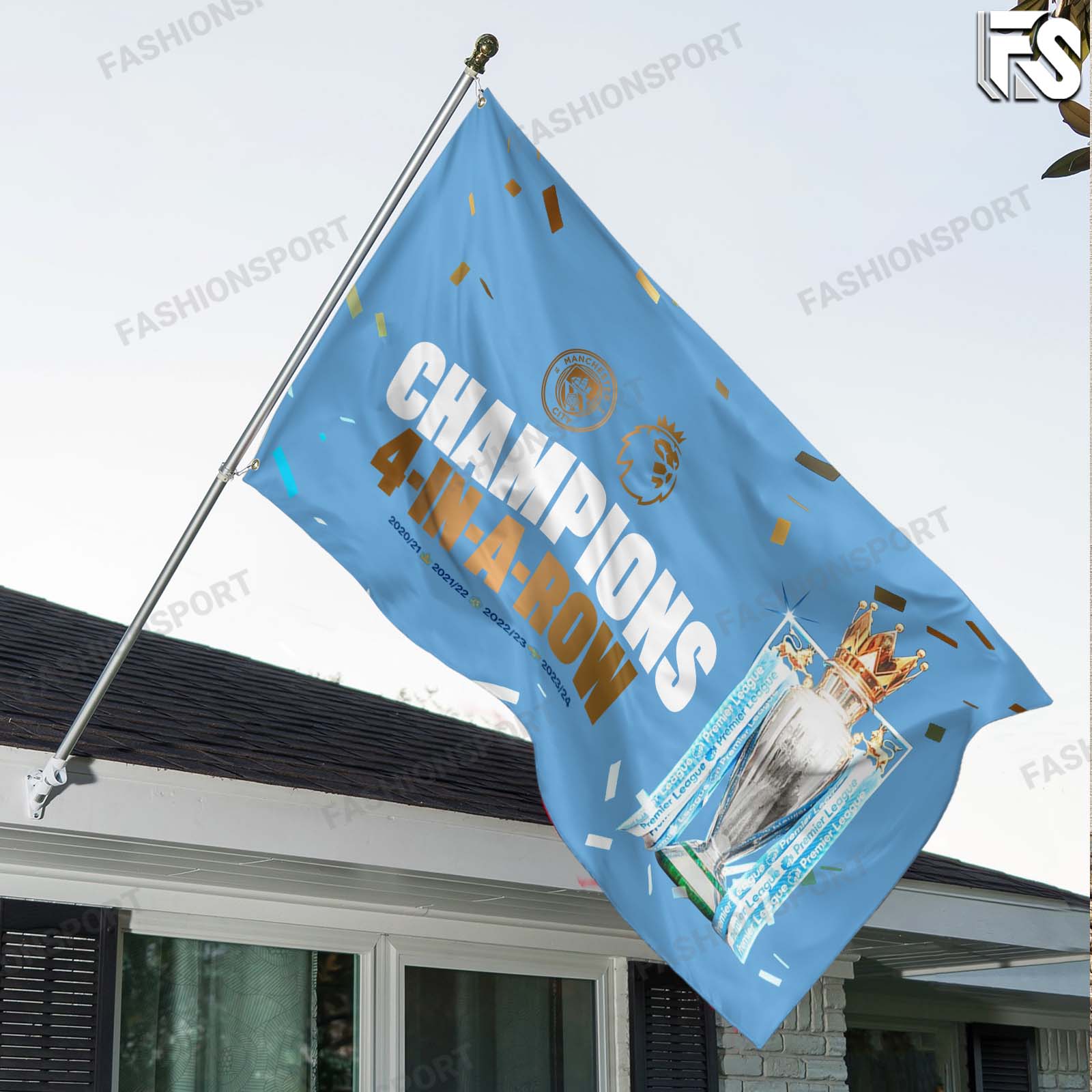 Manchester City Flag - Famjoys Manchester City Flag - Famjoys