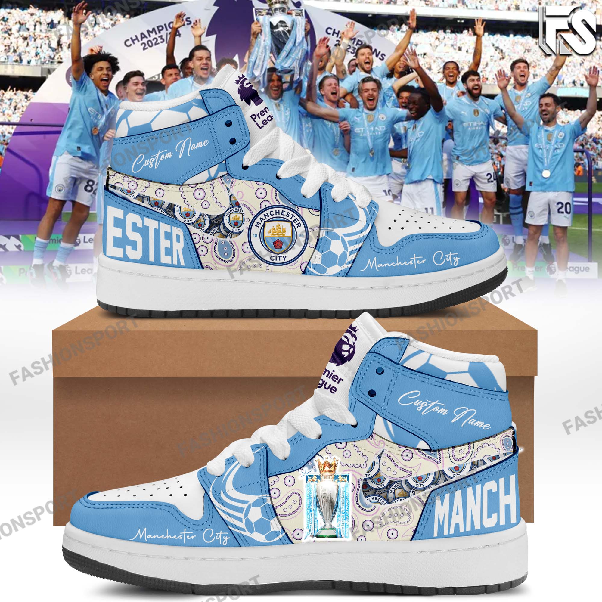 Manchester City Four In A Row Premier League Victory Shirt - Famjoys Manchester City Four In A Row Premier League Victory Shirt - Famjoys
