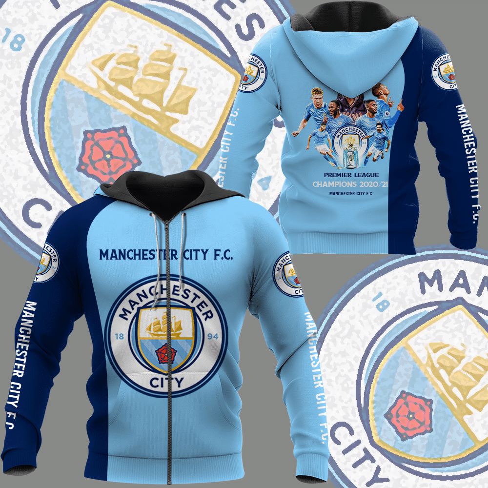 MANCHESTER CITY HOODIE - Famjoys MANCHESTER CITY HOODIE - Famjoys