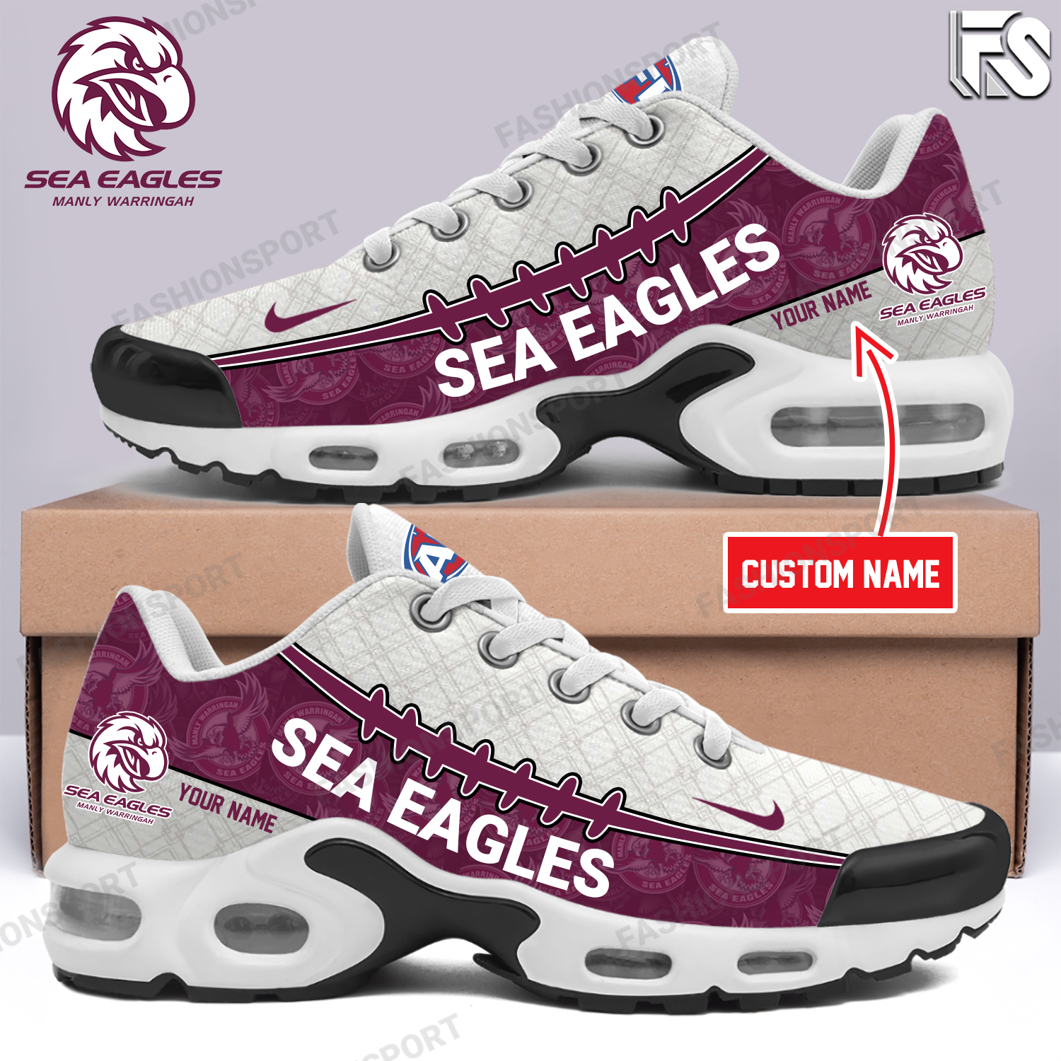 Manly Sea Eagles Shoes - Famjoys Manly Sea Eagles Shoes - Famjoys