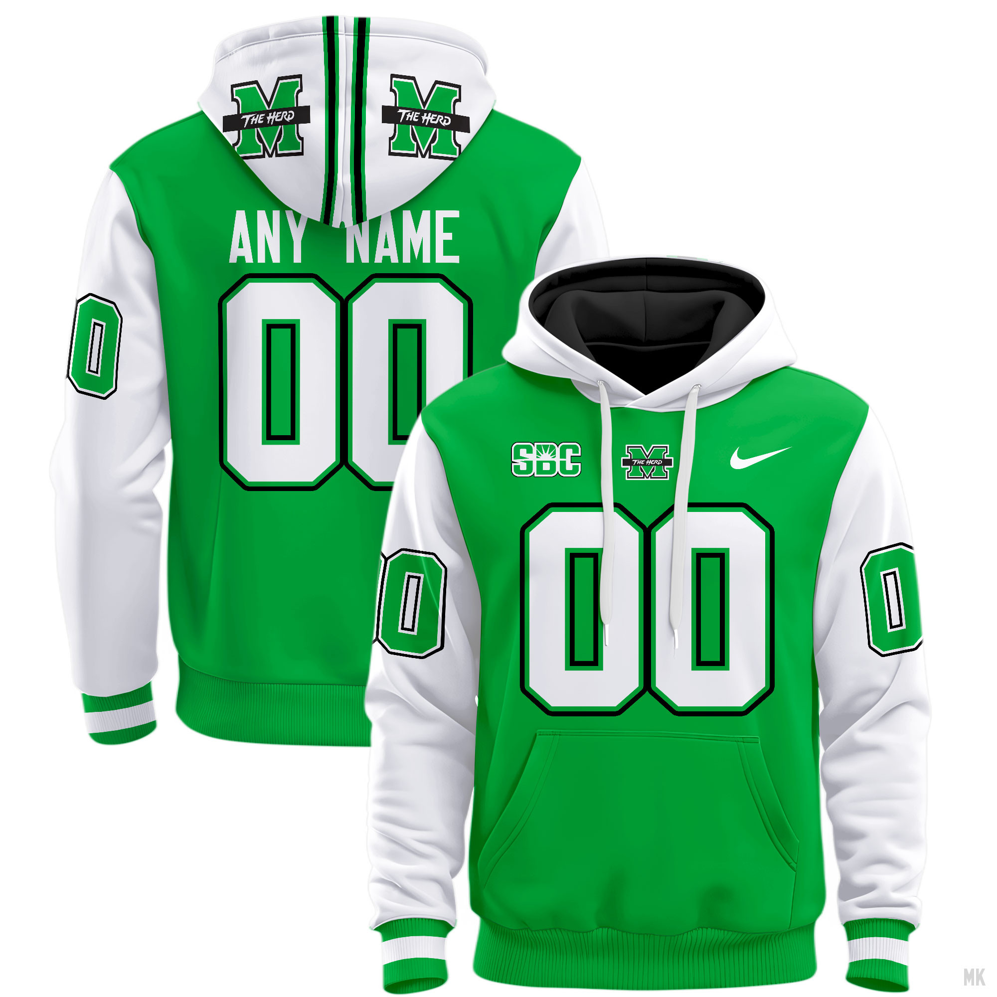 Marshall Thundering Herd Football Hoodie - Famjoys Marshall Thundering Herd Football Hoodie - Famjoys