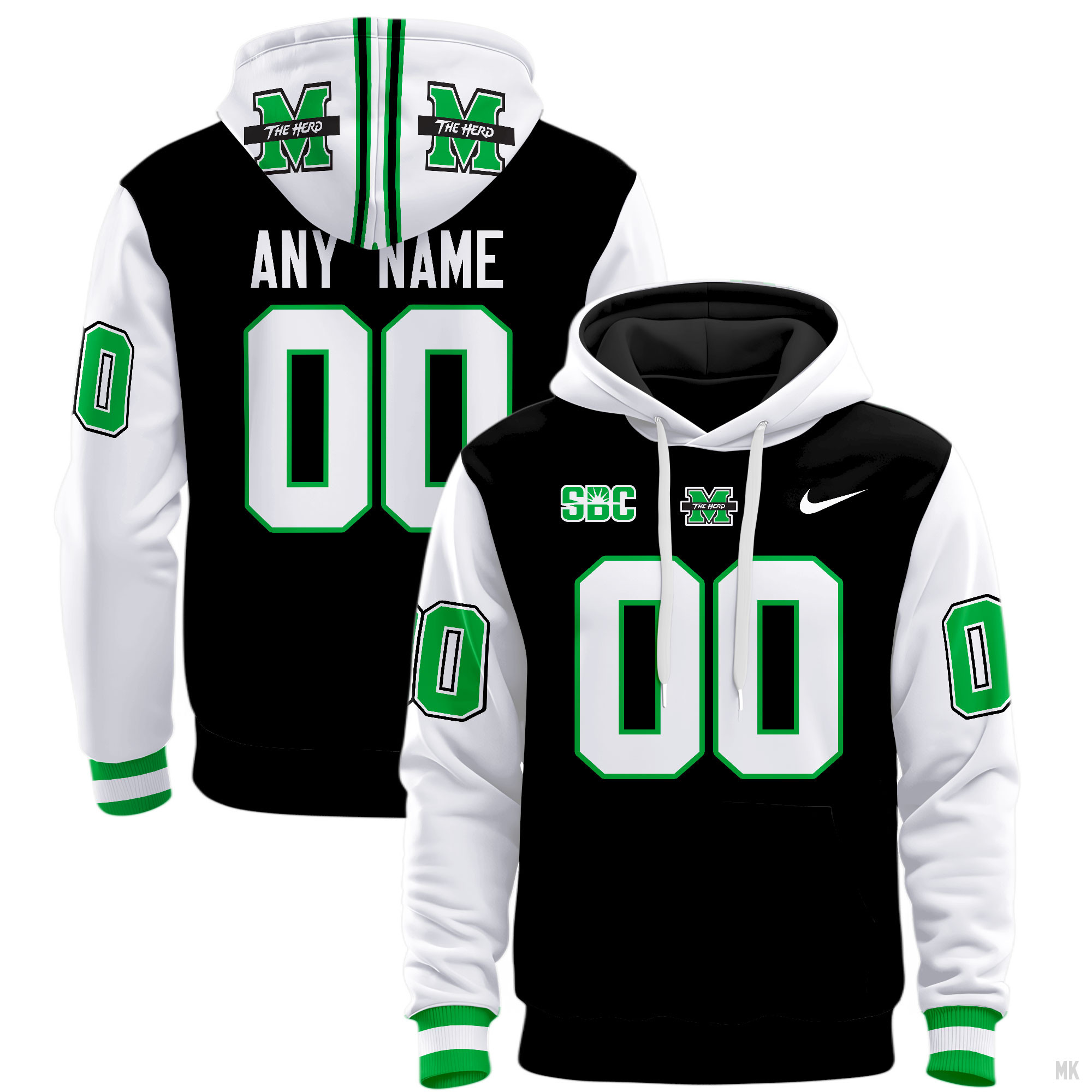 Marshall Thundering Herd Football Hoodie - Famjoys Marshall Thundering Herd Football Hoodie - Famjoys