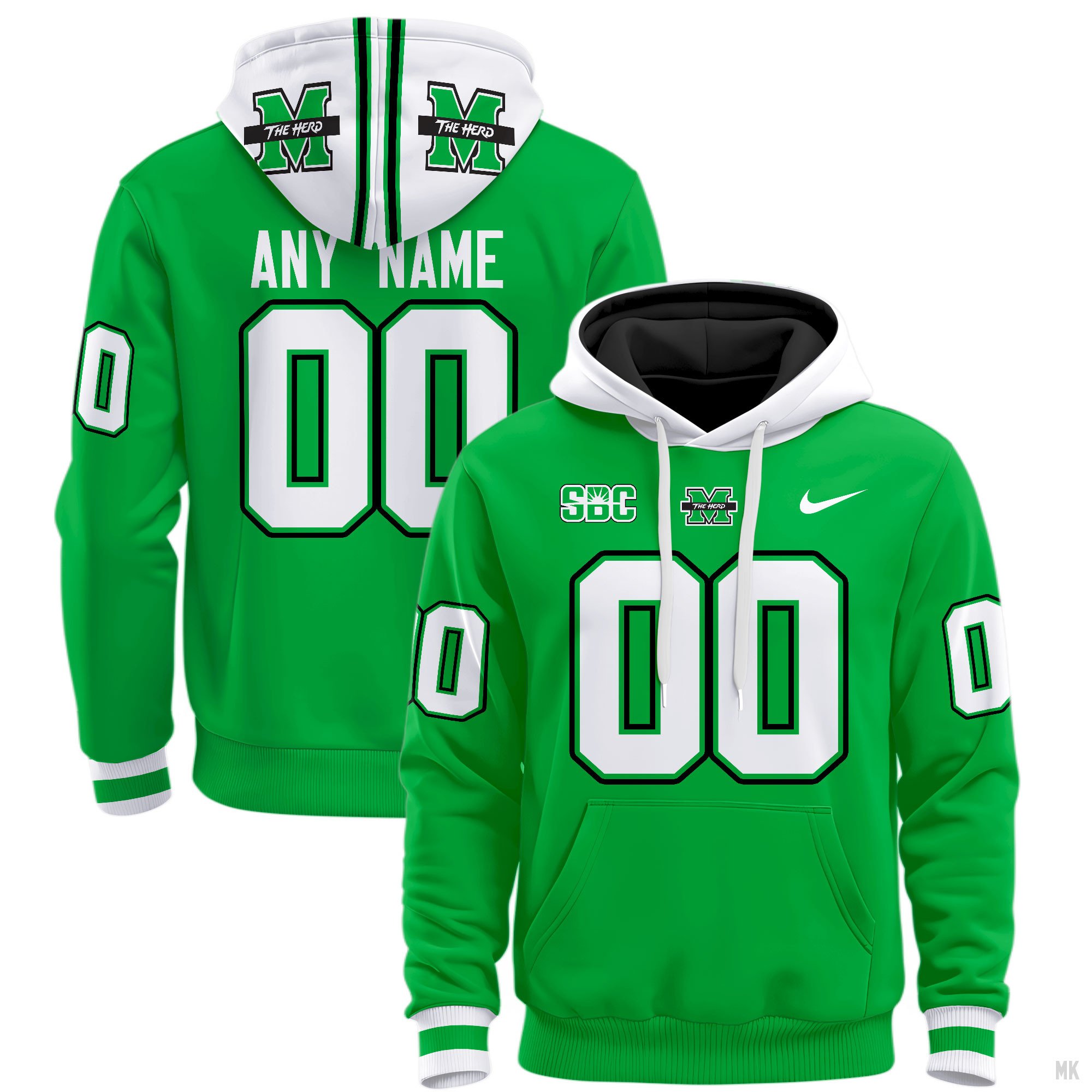 Marshall Thundering Herd Football Hoodie - Famjoys Marshall Thundering Herd Football Hoodie - Famjoys