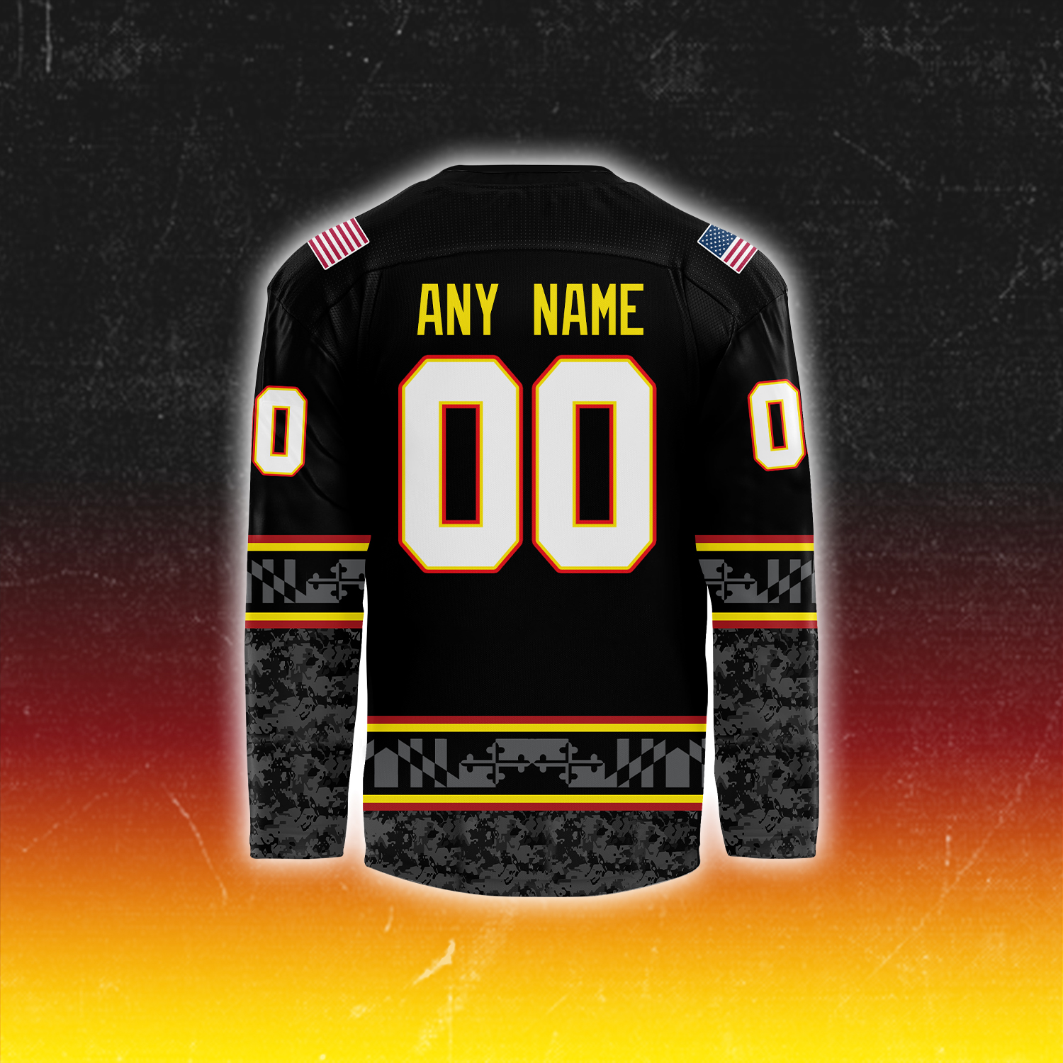 Maryland Black Bears x Veterans Day & Military Appreciation Jerseys - Famjoys Maryland Black Bears x Veterans Day & Military Appreciation Jerseys - Famjoys