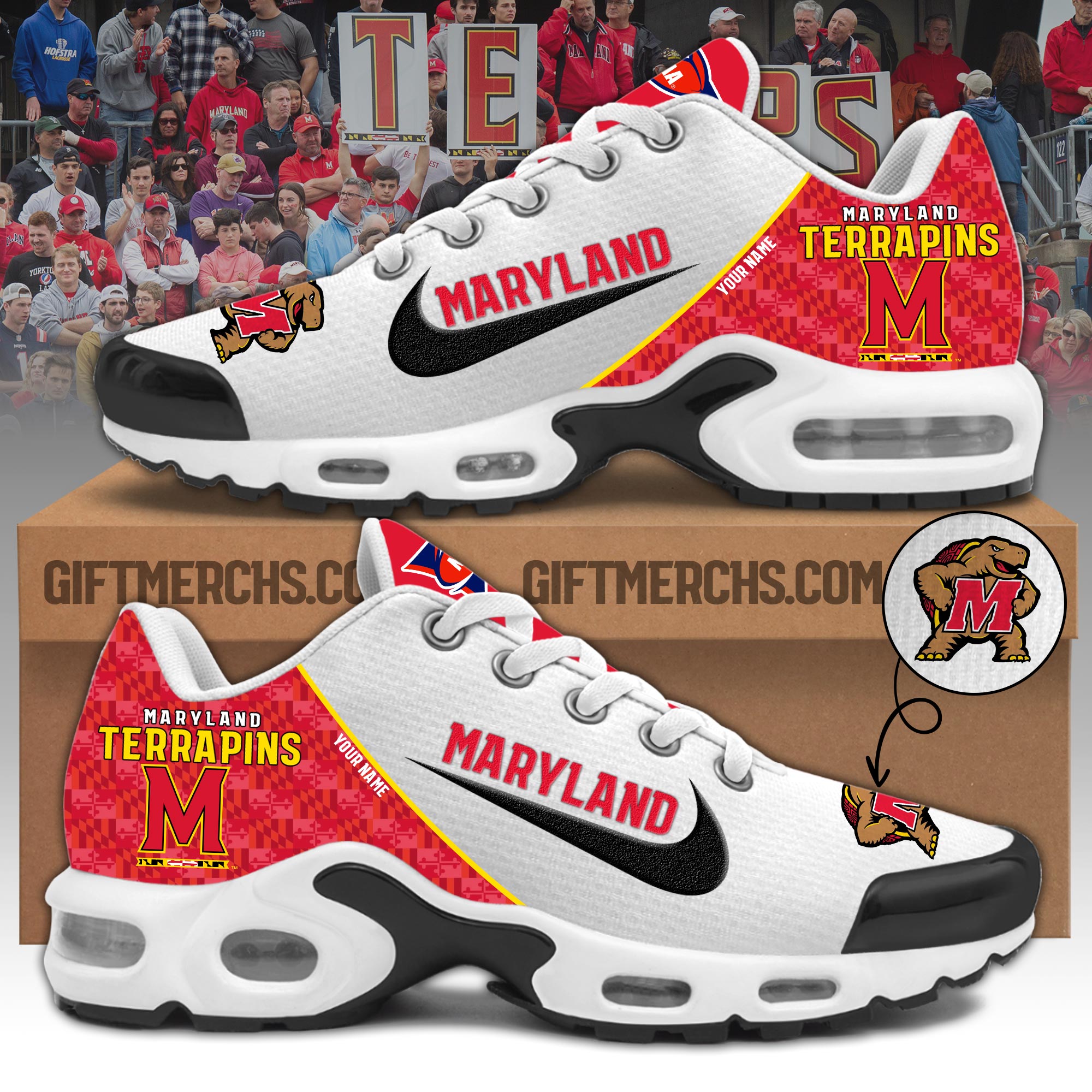 Maryland Personalized Shoes - Famjoys Maryland Personalized Shoes - Famjoys