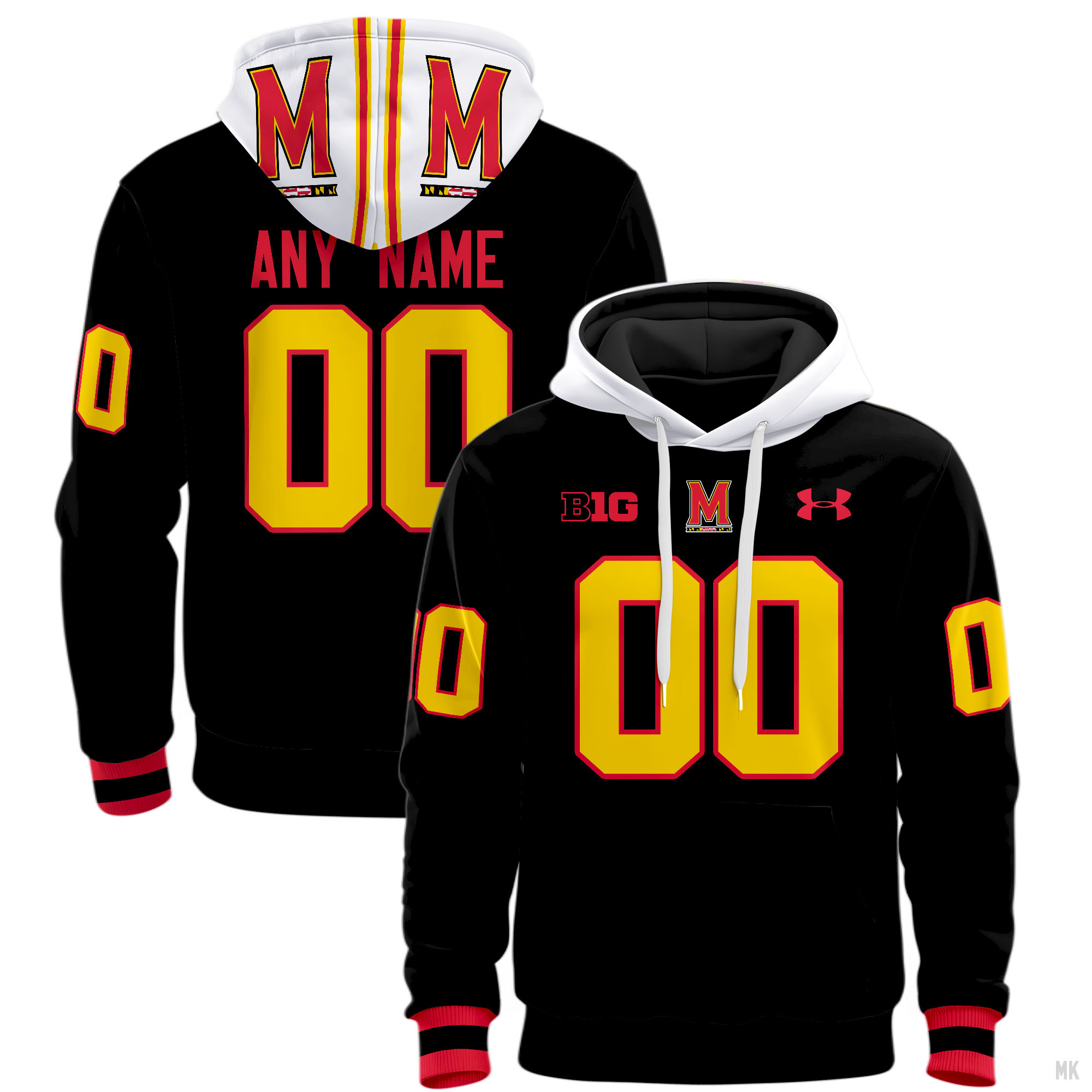 Maryland Terrapins Football Hoodie - Famjoys Maryland Terrapins Football Hoodie - Famjoys