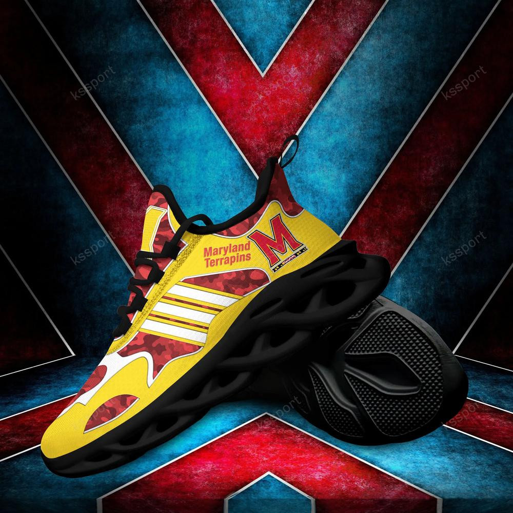 Maryland Terrapins Max Soul Clunky, Camo Running Sneakers For Fan Ever - Famjoys Maryland Terrapins Max Soul Clunky, Camo Running Sneakers For Fan Ever - Famjoys