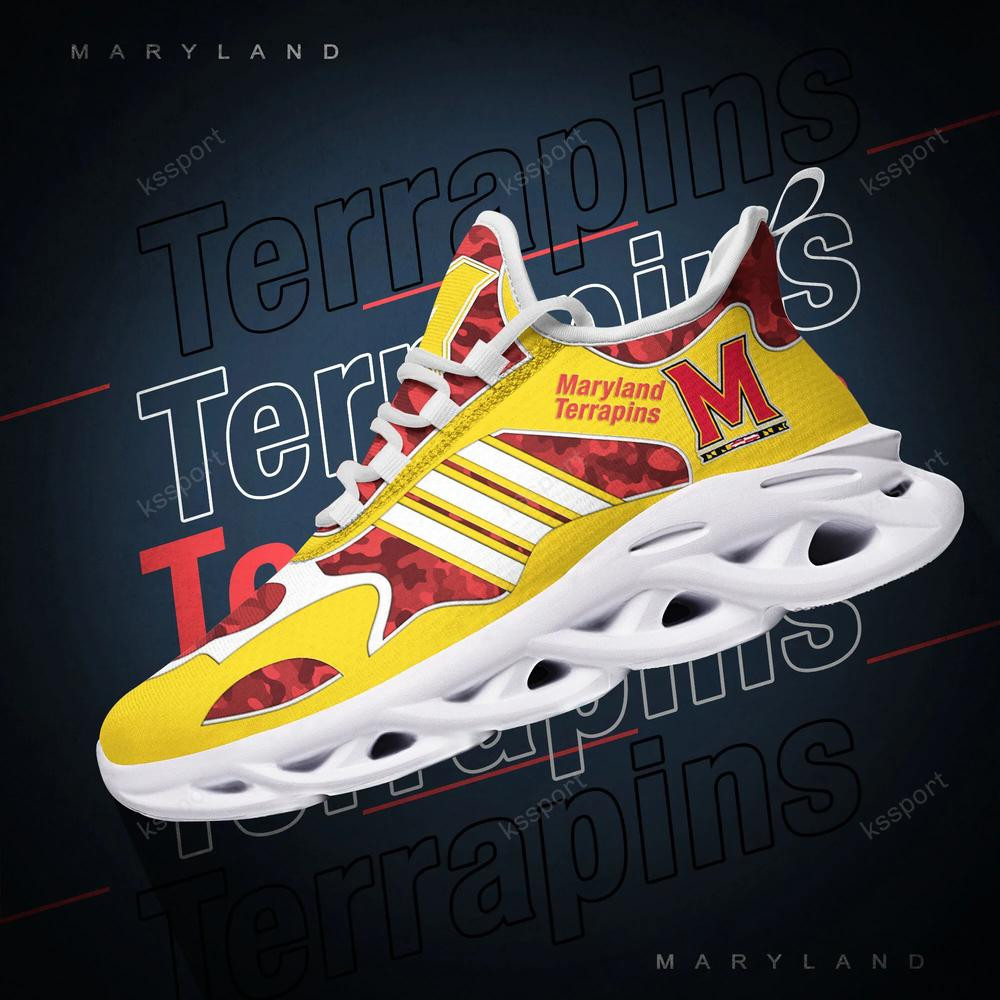 Maryland Terrapins Max Soul Clunky, Camo Running Sneakers For Fan Ever - Famjoys Maryland Terrapins Max Soul Clunky, Camo Running Sneakers For Fan Ever - Famjoys